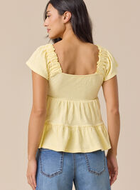 Leylani Tiered Babydoll Top Detail 4 - TULLABEE
