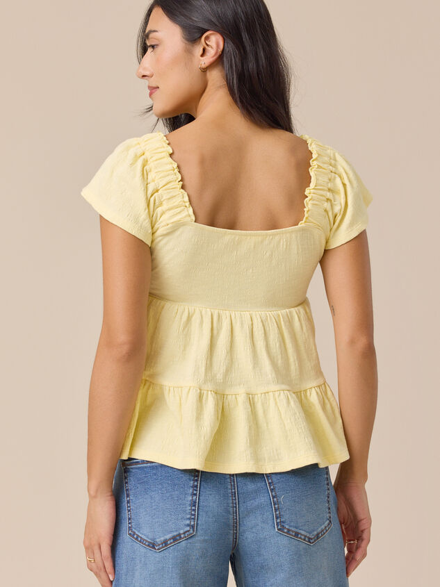 Leylani Tiered Babydoll Top Detail 4 - TULLABEE