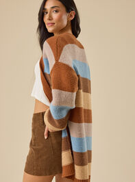 Cher Striped Cardigan Detail 5 - TULLABEE