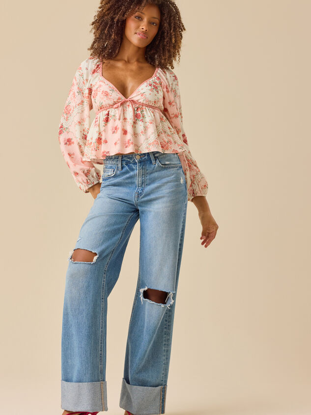 Grayson Patch Print Top - TULLABEE