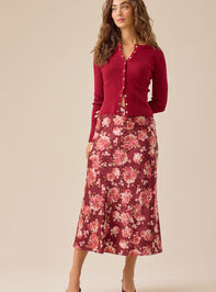 Cassidy Floral Midi Skirt - TULLABEE