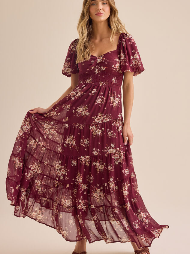 Livia Floral Maxi Dress - TULLABEE