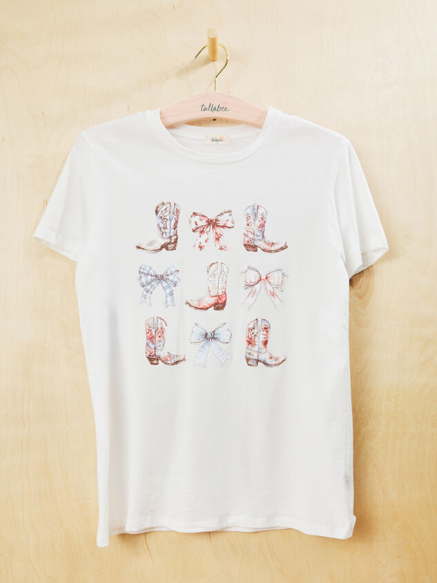 Boots and Bows Mama Tee - TULLABEE