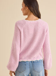 Amber Scalloped Trim Sweater Detail 5 - TULLABEE