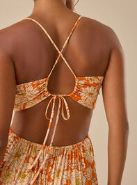 Oceania Cut-Out Maxi Dress Detail 5 - TULLABEE