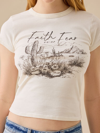 Faith Over Fear Baby Tee - TULLABEE