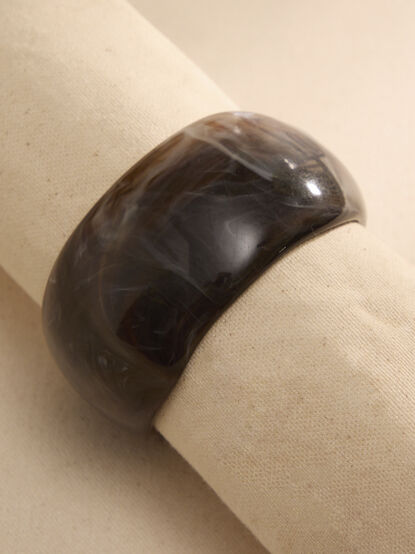 Midnight Resin Bangle - TULLABEE