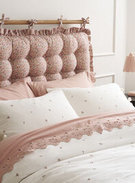 Amber Upholstered Headboard Detail 2 - TULLABEE