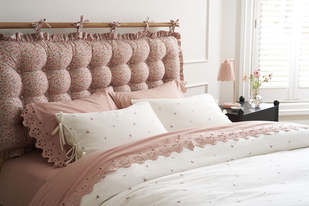 Amber Upholstered Headboard - TULLABEE - 