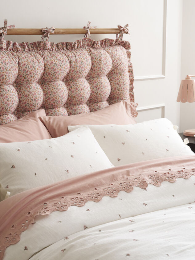 Amber Upholstered Headboard Detail 2 - TULLABEE