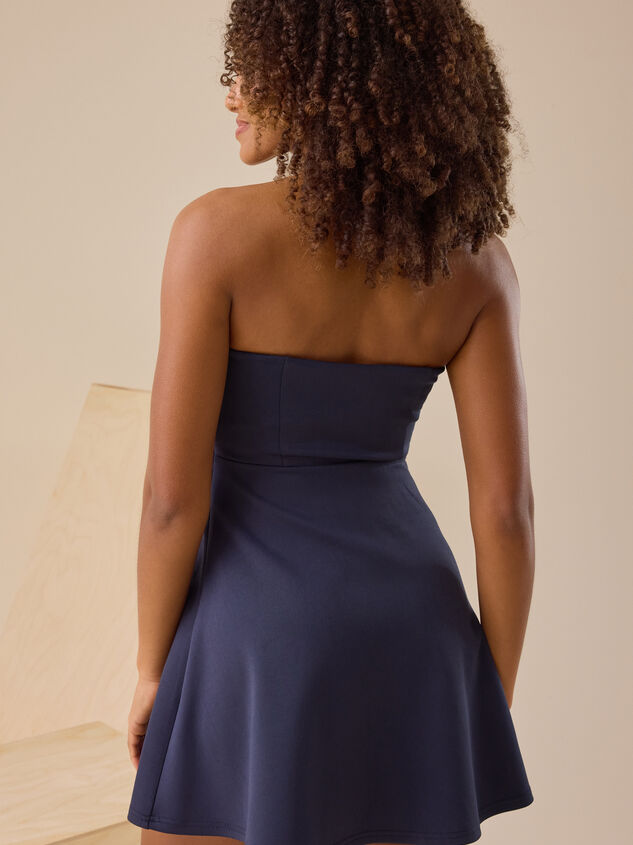 Sarah Strapless Mini Dress Detail 4 - TULLABEE