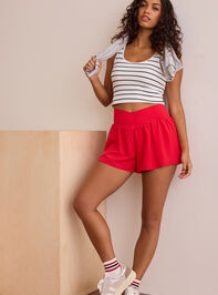 In Motion Crossover Shorts Detail 5 - TULLABEE
