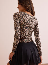Studio Balance Leopard Long Sleeve Detail 6 - TULLABEE