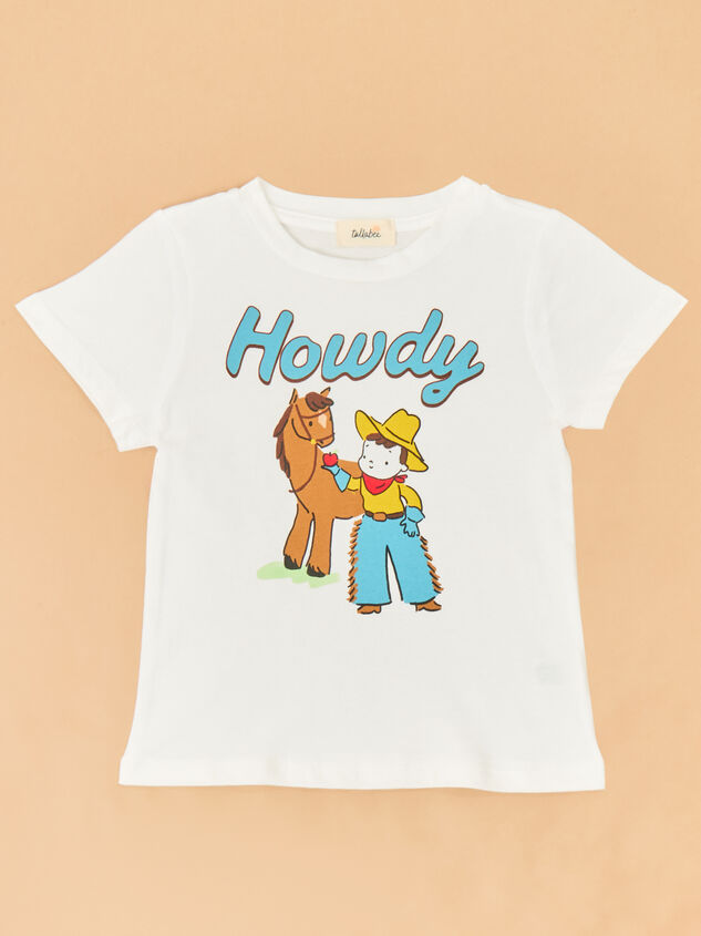Howdy Cowboy Graphic Tee - TULLABEE