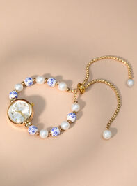 Painted Bead Pull Tie Watch - TULLABEE
