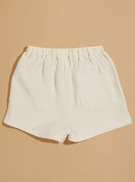 Cameron Utility Baby Shorts by Quincy Mae Detail 2 - TULLABEE