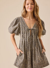 Evie Puff Sleeve Denim Romper - TULLABEE