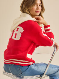 Jocelyn 98 Zip-Up Sweater Detail 5 - TULLABEE