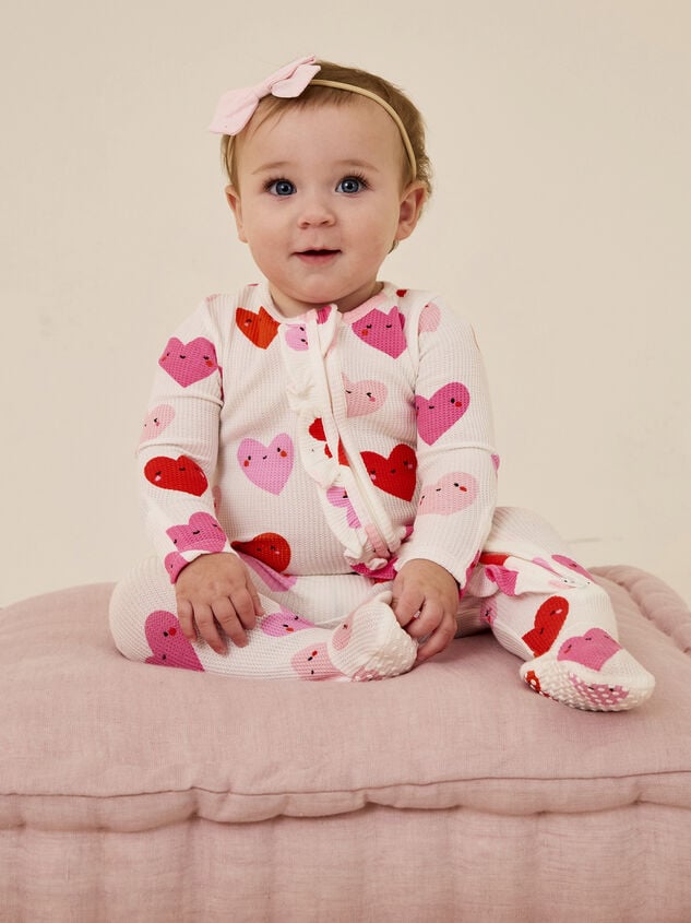 Happy Hearts Footie - TULLABEE