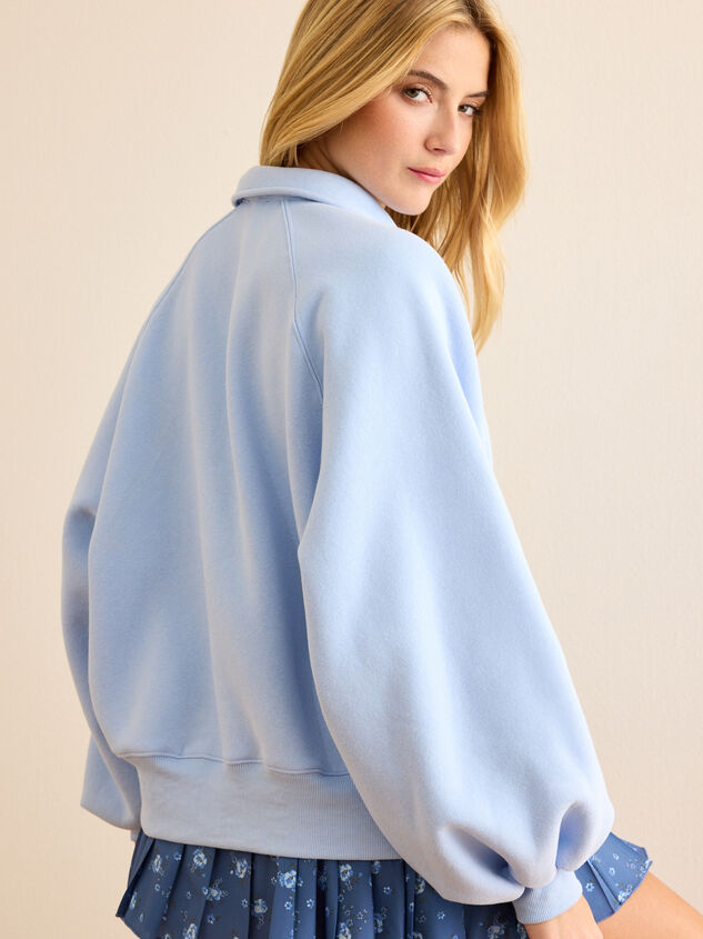 Trail Balloon Sleeve Pullover Detail 5 - TULLABEE