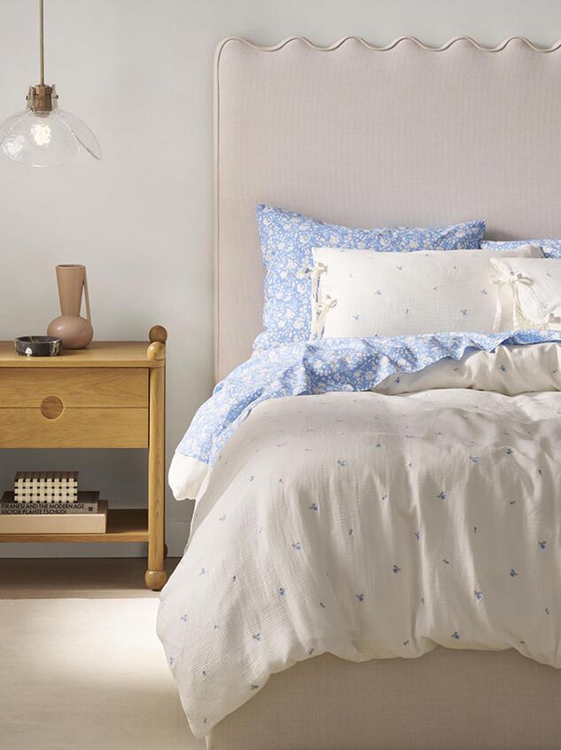 Clara Cotton Single Sham Detail 2 - TULLABEE