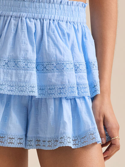 Raleigh Layered Lace Shorts - TULLABEE