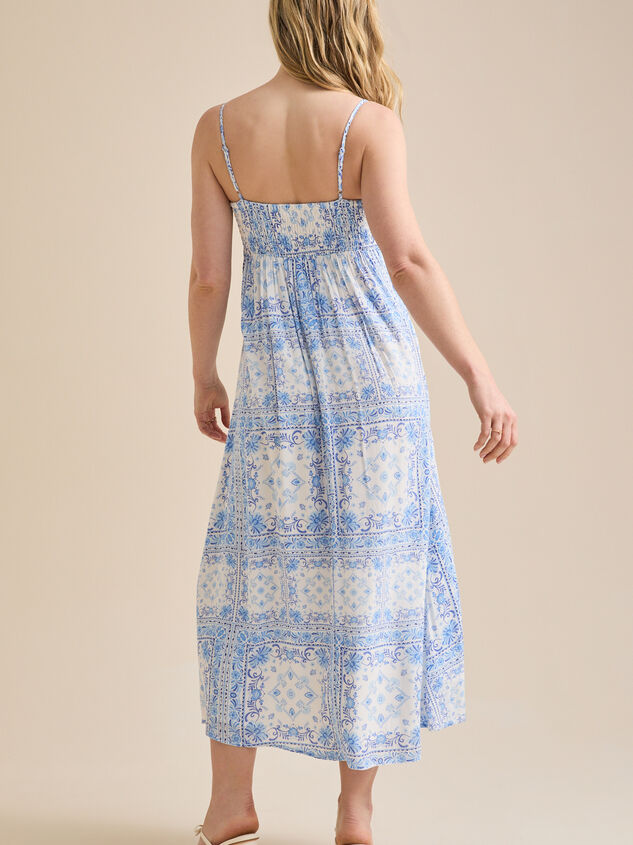 Fabi Floral Maxi Dress Detail 5 - TULLABEE