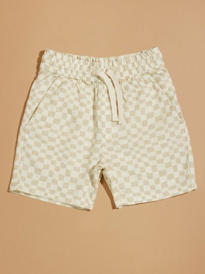 Addison Checkered Shorts by Rylee + Cru - TULLABEE