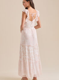 Cassie Floral Maxi Dress Detail 4 - TULLABEE