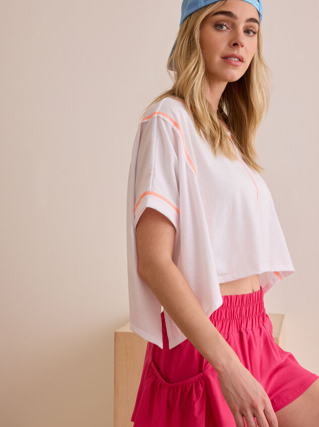 No Days Off Boxy Tee Detail 3 - TULLABEE