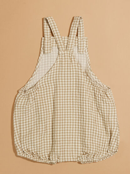 Brodie Gingham Romper by Quincy Mae - TULLABEE