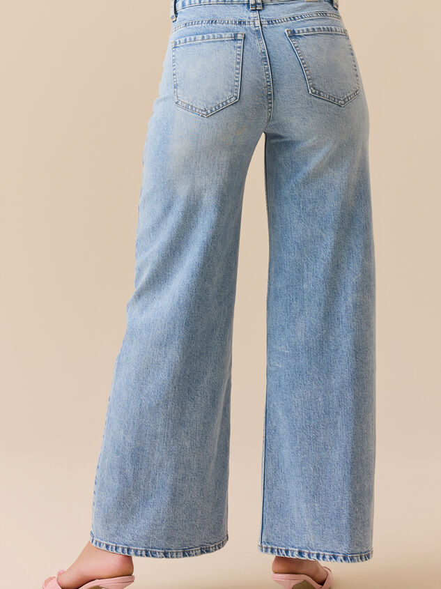 Peyton Wide Leg Jean Detail 5 - TULLABEE