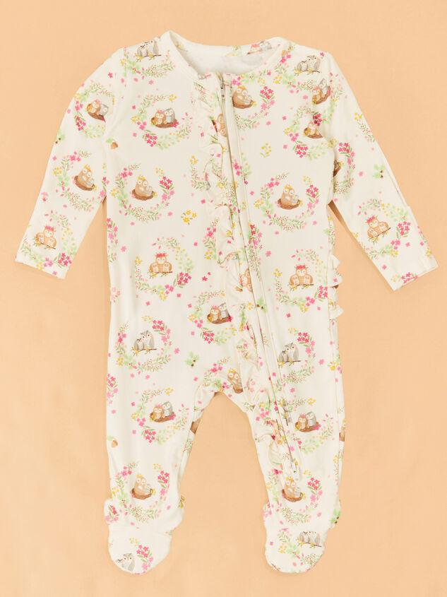 Oakley Floral Owl Footie - TULLABEE