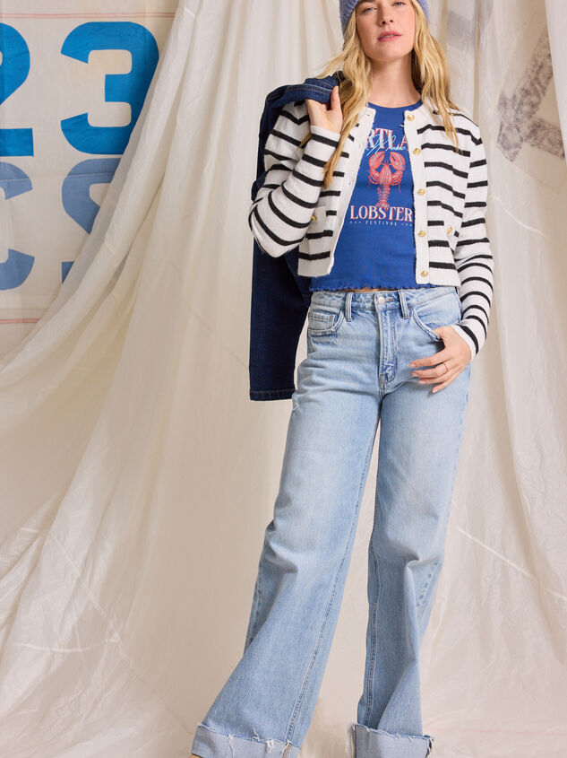 Hart Roll Cuff Jeans Detail 2 - TULLABEE