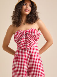 Aurabell Gingham Romper - TULLABEE