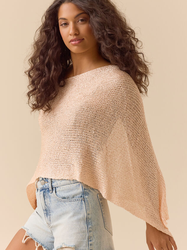 Edith Sequin Poncho Detail 3 - TULLABEE