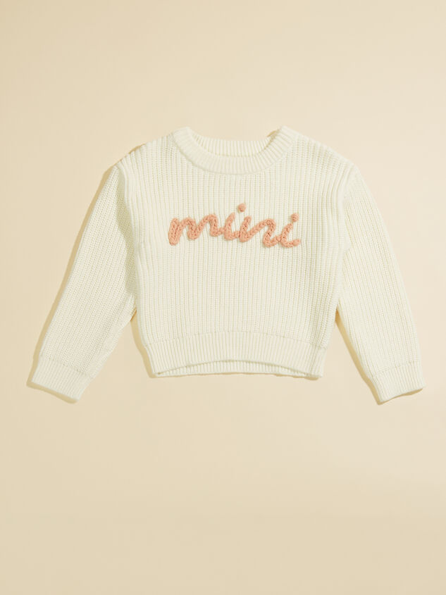 Mini Stitch Sweater Detail 2 - TULLABEE