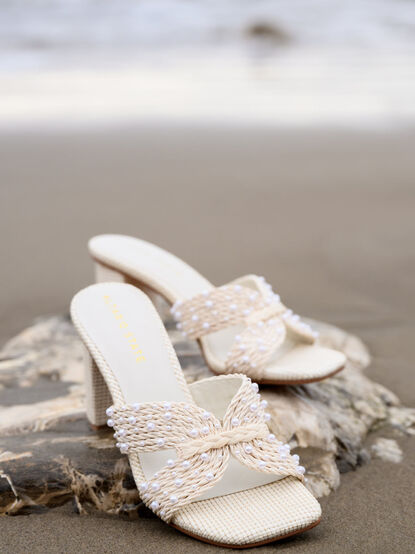 Tiara Pearl Heels - TULLABEE