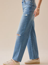 Rollins Straight Leg Jeans Detail 4 - TULLABEE