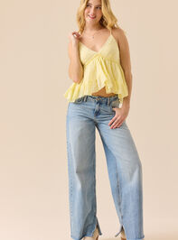 Sylvie Gauze Boho Tank Detail 4 - TULLABEE