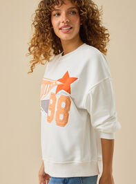 98 Football Sweatshirt Detail 4 - TULLABEE