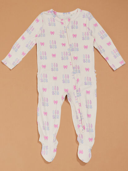 Lil Sis Ruffle Footie - TULLABEE