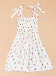 Levana Blossom Mini Dress Detail 2 - TULLABEE