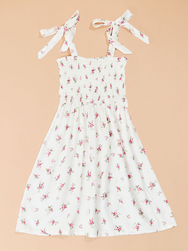 Levana Blossom Mini Dress Detail 2 - TULLABEE