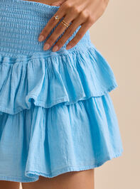 Gracelynn Smocked Skort Detail 3 - TULLABEE