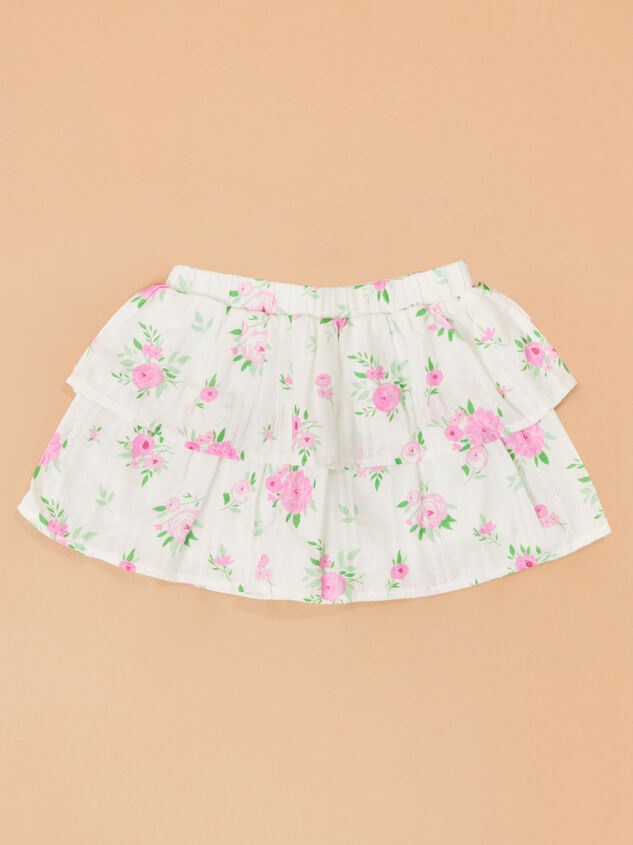 Lani Floral Top and Skort Set Detail 4 - TULLABEE