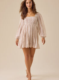 Antonia Floral Mini Dress Detail 3 - TULLABEE