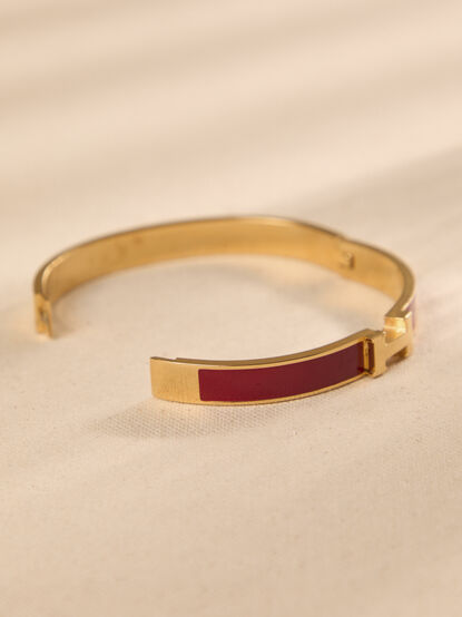 H Bangle Bracelet - TULLABEE