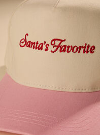 Santa's Favorite Trucker Hat Detail 2 - TULLABEE