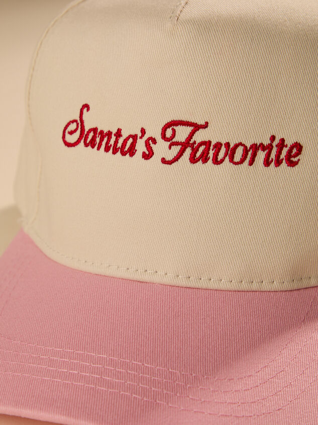 Santa's Favorite Trucker Hat Detail 2 - TULLABEE